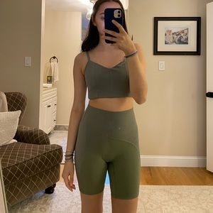Aerie green workout set